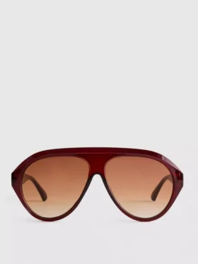 Gafas de Sol de estilo aviador de montura gruesa