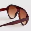Gafas de Sol de estilo aviador de montura gruesa