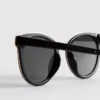 Gafas de Sol de ojo de gato con barra en la ceja