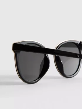Gafas de Sol de ojo de gato con barra en la ceja