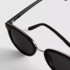 Gafas de Sol de ojo de gato con barra en la ceja