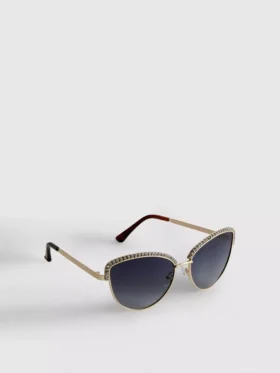 Gafas de Sol de ojo de gato con pedrería