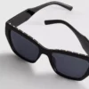Gafas de Sol de ojo de gato con tachuelas