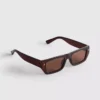 Gafas de Sol finas con montura rectangular