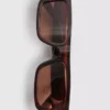 Gafas de Sol finas con montura rectangular