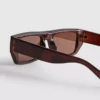 Gafas de Sol finas con montura rectangular