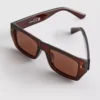 Gafas de Sol finas con montura rectangular
