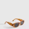 Gafas de Sol rectangulares de carey