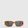 Gafas de Sol rectangulares de carey
