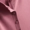 Jersey de canalé con botones, rico en algodón