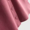 Jersey de canalé con botones, rico en algodón