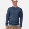 Jersey de cuello redondo acanalado