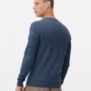 Jersey de cuello redondo acanalado
