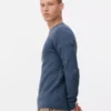 Jersey de cuello redondo acanalado