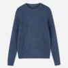 Jersey de cuello redondo acanalado