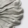 Juego de 7 pares de calcetines tobilleros básicos