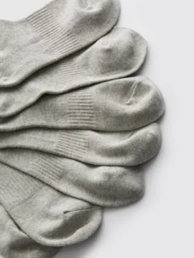 Juego de 7 pares de calcetines tobilleros básicos