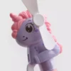Juguete con ventilador de pompas con forma de unicornio