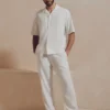 La camisa de mezcla de lino de corte holgado de The Edit