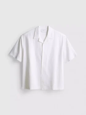 La camisa de mezcla de lino de corte holgado de The Edit