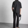 La camisa de mezcla de lino de corte holgado de The Edit