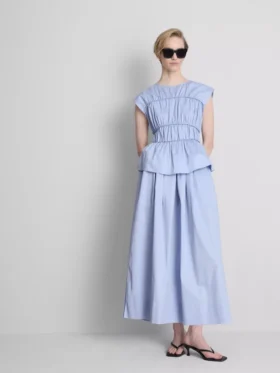 La falda midi de algodón de The Edit Circle