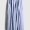 La falda midi de algodón de The Edit Circle