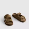 Las sandalias con doble correa y hebilla de The Edit