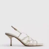 Las sandalias de tacón de aguja trenzadas de The Edit