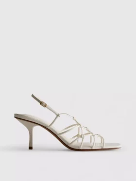 Las sandalias de tacón de aguja trenzadas de The Edit
