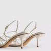 Las sandalias de tacón de aguja trenzadas de The Edit
