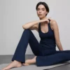 Leggings deportivos acampanados de cintura alta con sujeción suave