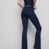 Leggings deportivos acampanados de cintura alta con sujeción suave
