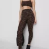 Leggings deportivos de leopardo de cintura alta