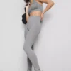Leggings deportivos sin costuras y de gran brillo