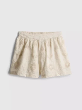 Los pantalones cortos de algodón con bordados de The Edit