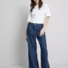 Los vaqueros de denim de algodón de corte recto «The Edit»