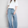 Los vaqueros de denim de algodón de corte recto «The Edit»