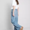 Los vaqueros de denim de algodón de corte recto «The Edit»