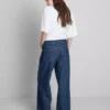Los vaqueros de denim de algodón de corte recto «The Edit»