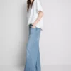 Los vaqueros de denim de algodón de corte recto «The Edit»