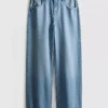 Los vaqueros de denim de algodón de corte recto «The Edit»