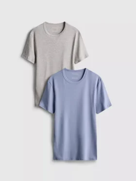 Lote de 2 camisas acanaladas