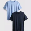 Lote de 2 camisas de cuello redondo