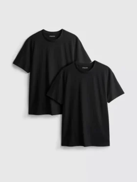 Lote de 2 camisas de cuello redondo