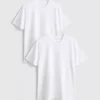 Lote de 2 camisas de cuello redondo