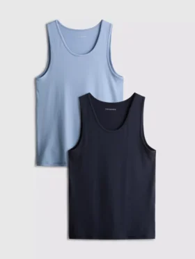 Lote de 2 camisetas sin mangas básicas
