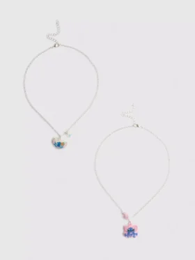 Lote de 2 collares «BFF» de Stitch de Disney
