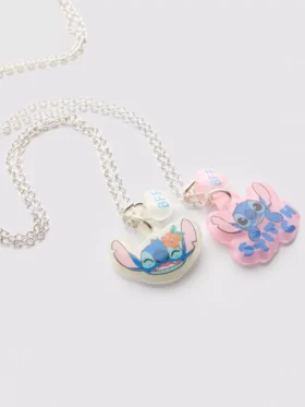 Lote de 2 collares «BFF» de Stitch de Disney