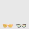 Lote de 2 gafas de sol de montura cuadrada